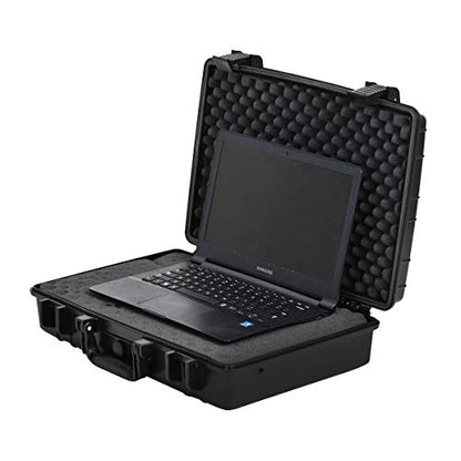 MEIJIA Waterproof Hard Camera Case,Hard Laptop Case,Hard Case with Customizable Fit Foam Included,Fit for Laptops,camera,lens(Black, 19.78"X13.93"X4.68") - size: 19.78"X13.93"X4.68"