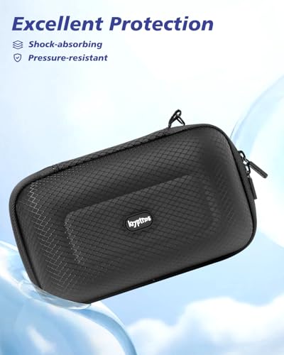 Krypthos Digital Camera Case for Kodak Pixpro FZ55 with SD Storage (Black) | Compatible with Kodak Pixpro FZ45, Canon G7X Mark III，CAMKORY DC403, Travel Small Cameras, Protective, Durable, Easy to Carry - color: Black