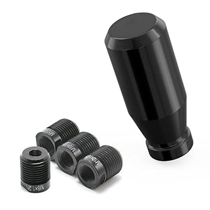 Black Weighted Manual Automatic Gear Shifter Shift Knobs Lever with 7 Metal Adapters Fit Compatible with Manual Cars Most Automatic Cars - color: AA-H-04-02