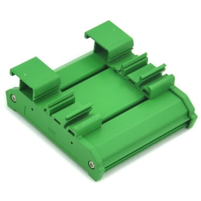 Electronics-Salon DIN Rail Mounting Carrier Housing with Prototype Board, PCB Size 77.4 x 72mm - size: PCB 77.4x72mm