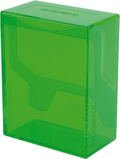 Gamegenic Bastion 50+ XL Deck Box - Compact, Secure, and Perfectly Organized for Your Trading Cards! Safely Protects 50+ Double-Sleeved Cards, White Color, Made - color: Green