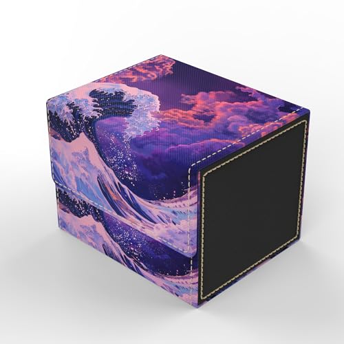 Vault's - TCG/MTG 100+ Card Art Deck Boxes (Great Purple Wave) - style: Great Purple Wave