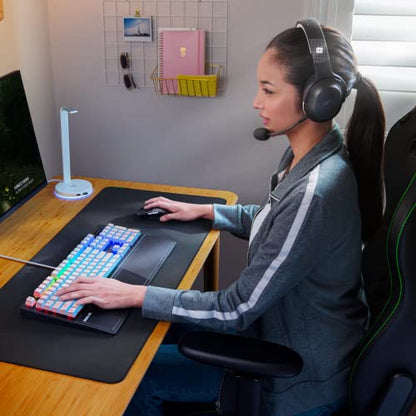 Razer Barracuda X Wireless Gaming & Mobile Headset (PC, PlayStation, Switch, Android, iOS): 2.4GHz Wireless + Bluetooth - Lightweight - 40mm Drivers - Detachable Mic - 50 Hr Battery - Roblox Edition - color: Roblox, size: Standard, style: Barracuda X