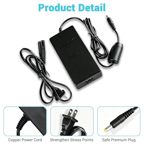 Power Supply for PS2, AC Adapter Charger Cable Cord for Sony PlayStation 2 PS2 Slim A/C 70000 Console