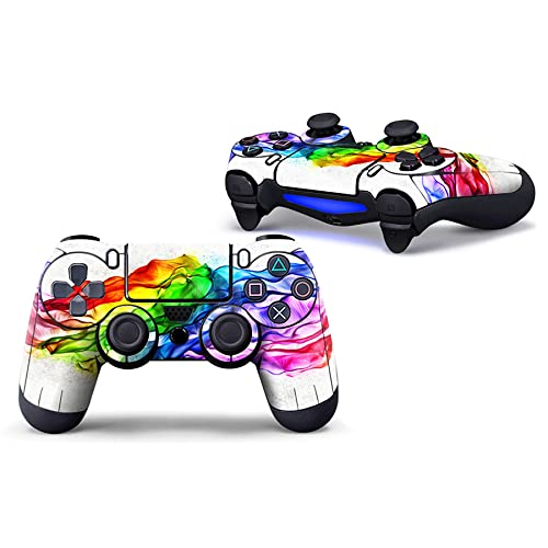Skin for Ps4 Controller, 3pcs Whole Body Vinyl Decal Cover Sticker for Playstation 4 Controller(PS4 controller #11) - color: PS4 controller #11