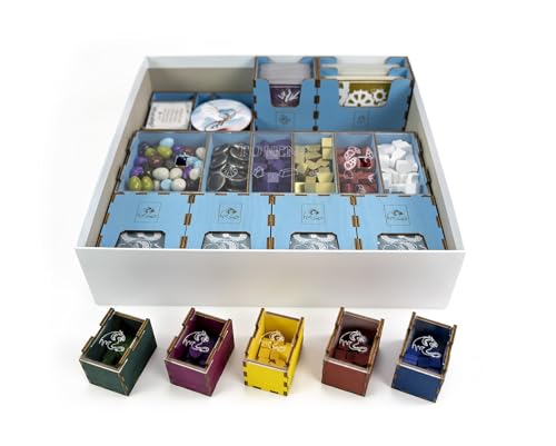 Wyrm Organizer for Wyrmspan (Sky Blue Deluxe) - color: Sky Blue Deluxe