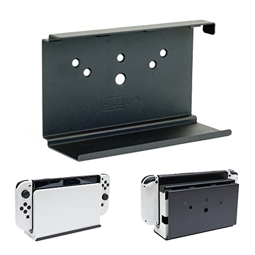 HIDEit Mounts Switch Wall Mount for Nintendo Switch - Made in USA, Steel Mount for Nintendo Switch and Nintendo Switch OLED to Safely Store Your Switch Console - size: USA Made: Mount Only