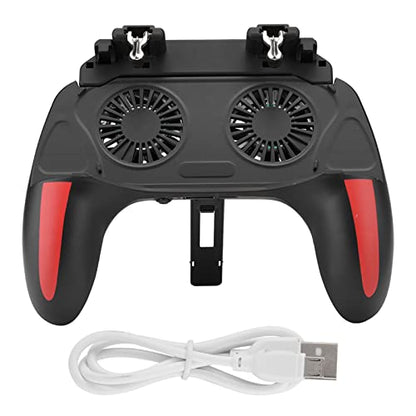 YUEHISY Smartphone Gamepad, Mobile Gaming Controller with Dual Cooling Fans, 5000mAh Battery, Ergonomic Handle, for 4.7-6.0 inch Phone (2500mah) - size: 2500mah