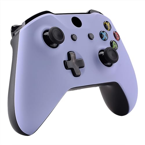 eXtremeRate Replacement Front Housing Shell for Xbox One S/X Controller, Light Violet Custom Kit Faceplate Cover Case for Xbox Wireless Controller (Model 1708) - Controller NOT Included - color: Light Violet