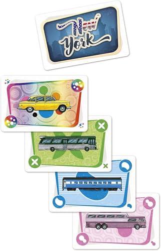Asmodee Ticket to Ride New York Board Game - Train Route-Building Strategy Game, Fun Family Game for Kids & Adults, Ages 8+, 2-4 Players, 10-15 Minute Playtime