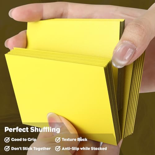Lightning Yellow MTG Card Sleeves, Hypttior Dual Matte Textured 100 Card Sleeve with 100 Inner Sleeves for Standard Card, MTG, PKM, Baseball Card, Sports Cards - color: Lightning Yellow