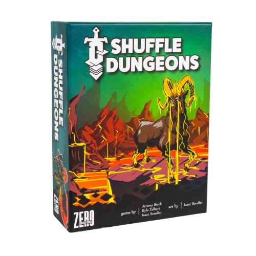 Shuffle Dungeons Board Game – Solo and Co-op Dungeon Crawler for 1–4 Players