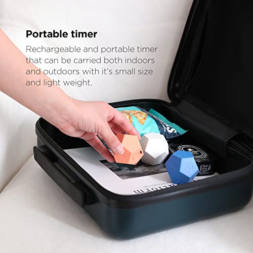 mooas Dodecagon Time Ball Rechargeable Mini Timer (Sand Peach) - color: Sand Peach