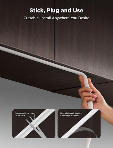 Govee COB LED Strip Light Pro, LED Lights for Bedroom Compatible with Alexa, Google Assistant and Matter, RGBICW Light with Warm White, Smart Strip Light, Color Changing, for Cabinet, 16.4ft | Work with Alexa, Google Assistant and Matter, Smart Strip Ligh