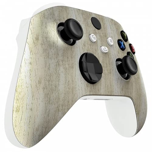 MODDEDZONE Custom Wireless UNMODDED Controller for Xbox One S/X and PC with Exclusive and Unique Designs - The Perfect Gaming Gift for Enthusiasts, Expertly Crafted in the USA - Pine Wooden Grain - color: Pine Wooden Grain