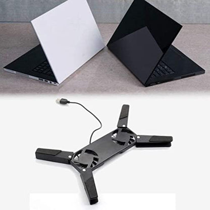 USB Cooling Fan Portable Convenient Notebook Cooler Cooling Pad Stand Double Fans for Notebook Laptop ?