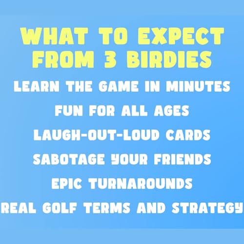 The Golf Card Game - Fun, Fast-Paced, and Strategic Family Games for Game Night, Easy to Learn, Great for Couples, Adults, Teens, and Kids Ages 7+, The Perfect Golf Gift for Men