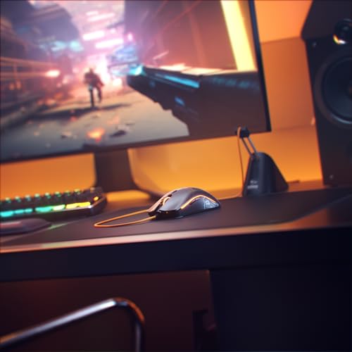 Glorious Model O Wired Gaming Mouse 67g Superlight Honeycomb Design, RGB, Pixart 3360 Sensor, Omron Switches, Ambidextrous - Matte Black - color: Matte Black, style: Model O (Ambidextrous)