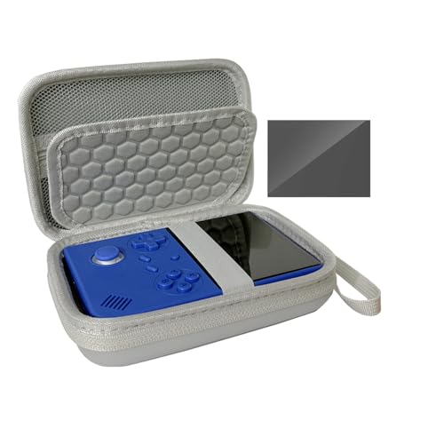 Rg40xxv Case - Hard Shell Game Console Carrying Bag - Gray - Screen Protector Included - size: Case with Screen Protector, style: Gray