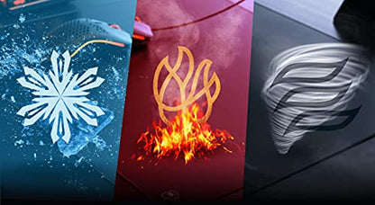 GLORIOUS Elements Air Mousepad - XL Hard and Ultra Thin Polycarbonate Flexible Surface Large Gaming Mouse Pad 15"X17" Extended Hard Mousepad (Helios) (GLO-MP-ELEM-AIR) - color: Air
