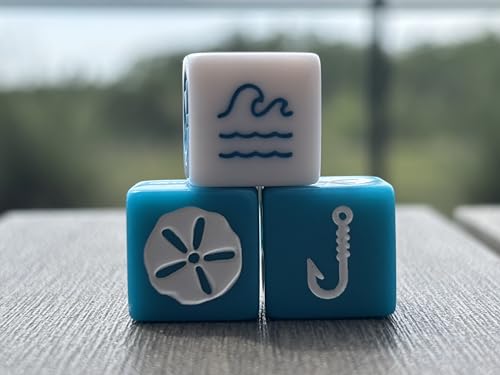 Sand Dollars Dice Game | Beach Game and Pool Game for the Whole Family | Screen for Kids Adults and Grandparents | Perfect for Vacation, Lake Cabins and Beach Houses