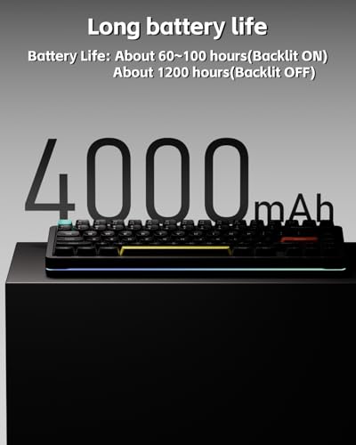 NuPhy Halo V2 IO Wireless Mechanical Keyboard with PBT Keycaps,Hot Swappable Custom Gaming Keyboard,Aluminum Alloy Frame,RGB Backlit,Gasket Structure,BT5.0/USB-C/2.4GHz Low Latency Office Keyboards - color: 75% Layout Black, size: Blush Max Switch