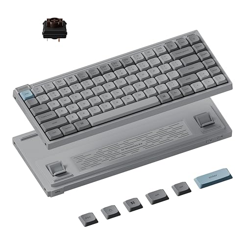 Keychron J9 Ultra 8K Polling Rate Ultra-Slim Wireless Keyboard | 2.4 GHz & Bluetooth, ZMK & Launcher, 480-Hr Battery with Low-Profile Brown Switches for Mac Windows Linux (Hot-swappable) - color: Hot-swappable Brown Switch