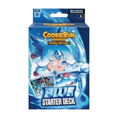 CookieRun Trading Card Game: Starter Deck Blue | 2 Player Competitive TCG | 20 Minutes | Includes 60 Cards - style: Blue