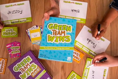 25th Century Games Green Team Wins Party Game, Family Tabletop Question Card Game for Ages 10+, 3 to 12 Players, 15 Minutes