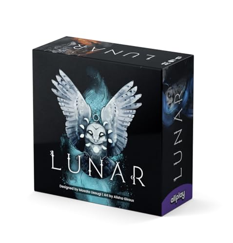 ALLPLAY Lunar Board Game - Easy-to-Learn Trick Taking Game with A Twist - Play Ranks and Suits On Seperate Cards - Great Card Game for Families - Small, Travel Size Board Game Form Factor