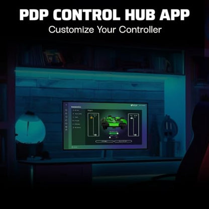 PDP Rematch Glow Enhanced Wired Controller for Xbox Series X|S & Xbox One | Licensed for Xbox & PC, 2 Mappable Back Buttons, Advanced Customization in Companion App, Glow-in-the-Dark, Jolt Green - color: Jolt Green, style: Controller