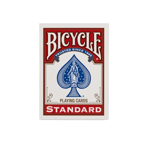 Bicycle Rider Back Playing Cards 12 Pack Poker Size Standard Index | Air Cushion Finish for smooth shuffling, Made in USA, 6 red and 6 blue decks, Ideal for poker and blackjack - size: Poker Size, 12 Pack