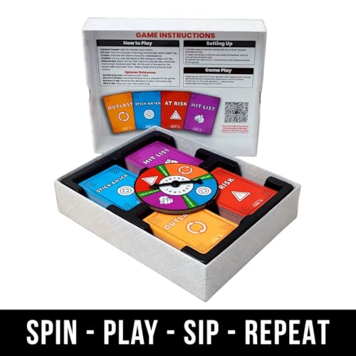 CONTROLLED CHAOS - The Ultimate Adult Party Card Game | 4 Decks in 1 with 250+ Roasts and Challenges That Will Get You Drinking | Great for Game Nights, Pre-Games, White Elephant, Bachelorettes
