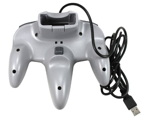 3rd Party Classic Retro N64 Bit USB Wired Controller for PC and MAC - Grey