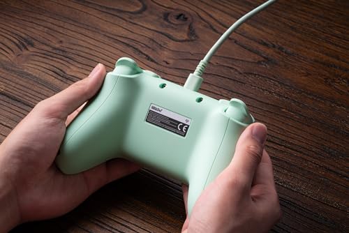 8BitDo Ultimate 2C Wired Controller for Windows PC and Android, with 1000Hz Polling Rate, Hall Effect Joysticks and Hall Triggers, and Remappable L4/R4 Bumpers (Green) - color: Green