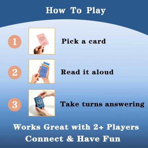 Family Conversation Cards - 55 Questions for Family Bonding, Kids & Adults | Fun Conversation Starters, Meaningful Family Game for Dinner Table, Road Trips & Quality Time - color: Family Edition