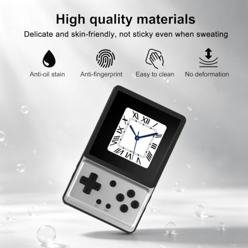Handheld Console Case - For Tpu Protective Cover For Anbernic RG Rotate, Retro Game Console Protector For For Tpu Material Lightweight Protection Retro Handheld Accessories Precision Drilling(Black)