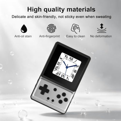 Handheld Console Case - For Tpu Protective Cover For Anbernic RG Rotate, Retro Game Console Protector For For Tpu Material Lightweight Protection Retro Handheld Accessories Precision Drilling(Black)