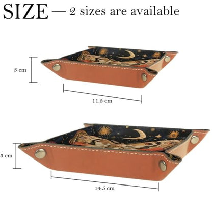 Butterfly Moth Moon Dice Tray Dice Rolling Tray Folding Dice Holder for Dice Games, Like RPG, DND and Other Table Games - color: Multi 16