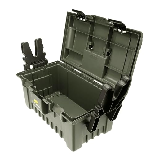 Plano 1612 Deep Water Resistant Field Box with Lift Out Tray - style: X-large Size O.d. Green