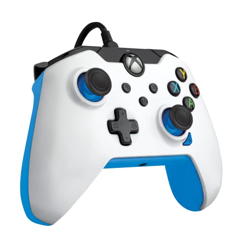PDP Wired Controller Ion White for Xbox Series X|S, Gamepad, Wired Video Game Controller, Gaming Controller, Xbox One, Officially Licensed - Xbox Series X - color: Ion White