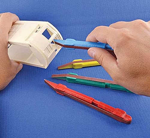 1/4" Sanding Detailer Coarse Grit Kit for Wood Working, Model Building, 3D Printing, Detail Sanding