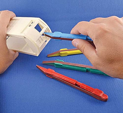 1/4" Sanding Detailer Coarse Grit Kit for Wood Working, Model Building, 3D Printing, Detail Sanding