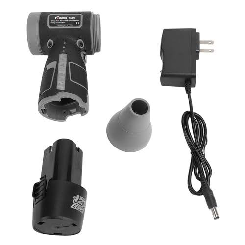 Powerful Portable Handheld Blower for Fast Dusting Electronics Cooling Compact ABS Design with Lasting Battery US Plug