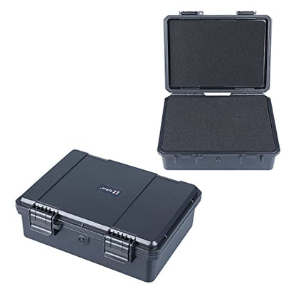 Lykus HC-2120 Mini Hard Case Dry Box with Foam Insert, Interior Size 8.3x5.9x2.7 in, IP66 Splash-Proof, Suitable for Cellphones, Tools, Small Devices and More - style: Int. Size: 8.3x5.9x2.7 in