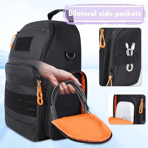 Carrying Case for Meta Quest 3s/3/2, Large Travel Case Compatible with Oculus Quest 3 Headset, Quest Pro, Touch Controllers Accessories for Travel Home Storage