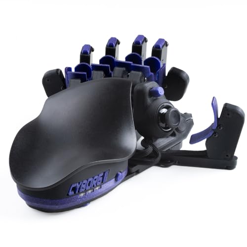 AZERON Gaming Keypad, Programmable One Handed Gaming Keyboard, with Hall Effect Analog and 30 Programmable Keys, 3D Printed Customized Keypad, for Righties (Galaxy Purple, Cyborg ll Compact) - color: Galaxy Purple, size: Cyborg II Compact Standard