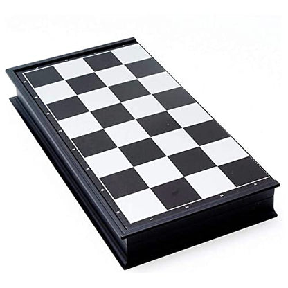 Magnetic Travel Chess Set with Folding Chess Board Educational Toys for Kids and Adults (12.6") - size: 12.6"