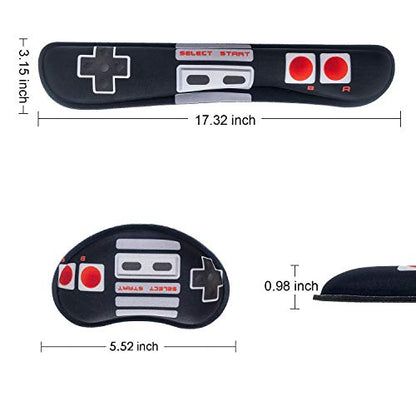 Keyboard Wrist Rest Pad and Mouse Wrist Support for Office, Game,Computer, Laptop, Pain Relief Memory Foam Wrist Rest Set (WRT-05)