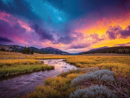 1000 Piece Jigsaw Puzzle for Adults - Nature Landscape - Idaho Gold - Challenging Puzzle Perfect for Game Nights - 1000 Piece for Adults. 20x27 inches - color: Idaho Gold